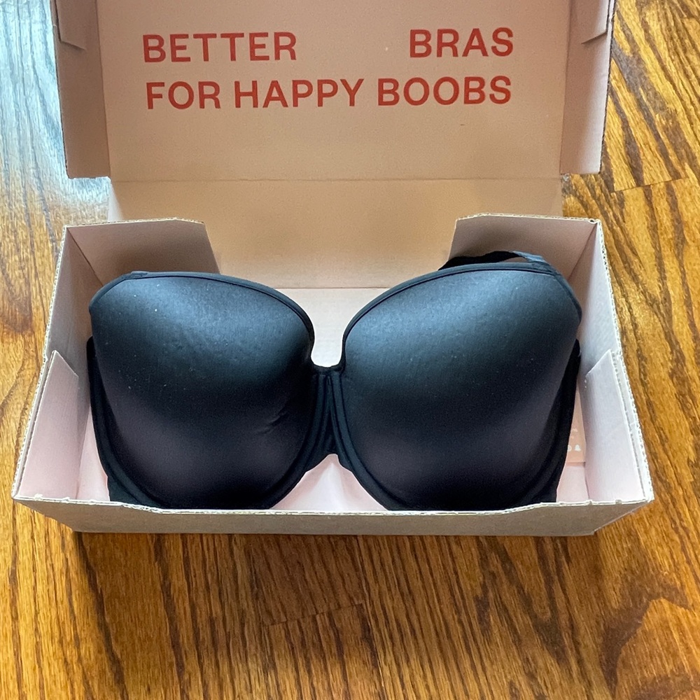 NWT ThirdLove Black 24/7 Classic T-Shirt Bra - 32 E